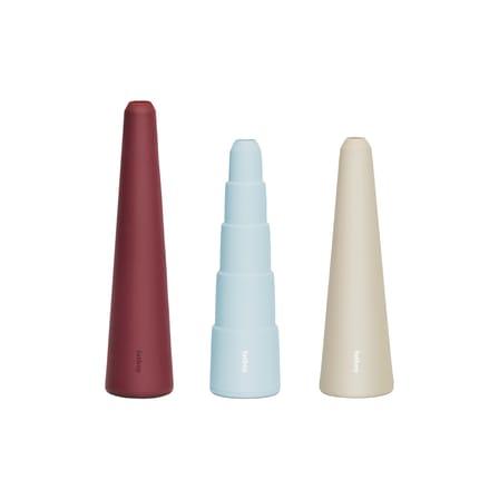 Kerzenleuchter Spire metall bunt Trio / Set mit 3 Kerzenleuchtern - Fatboy