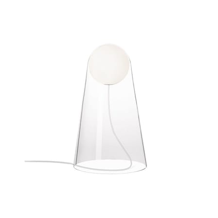Lampada da tavolo Satellight LED vetro bianco trasparente LED / Vetro soffiato a bocca - Foscarini