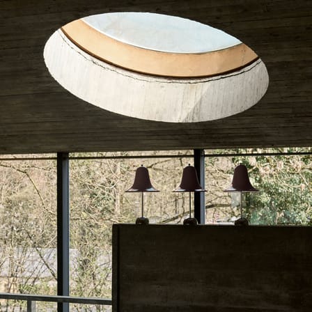 Lampe sans fil rechargeable Pantop Portable LED plastique marron / Verner Panton (1980) - Verpan