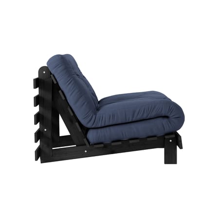Fauteuil convertible Roots / Dormeuse & lit d'appoint - 3 positions / Structure noire - KARUP DESIGN