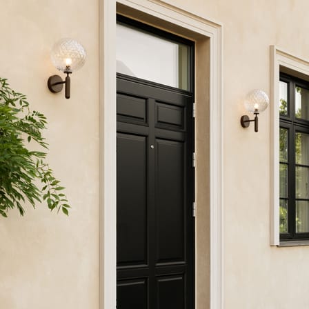 Outdoor-Wandleuchte Miira OUTDOOR metall schwarz - NUURA