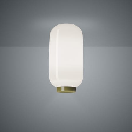 Plafoniera Chouchin Reverse n°2 vetro bianco / Ø 22 x H 43 cm - Vetro - Foscarini