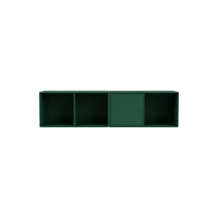 Rangement mural Line bois vert / L 139.2 x P 30 cm H 35.4 cm - MONTANA