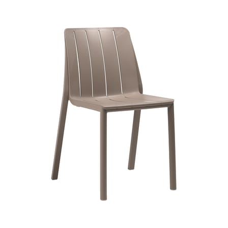Sedia impilabile Tiberina corian beige / Set di 6 sedie impilabili - NARDI