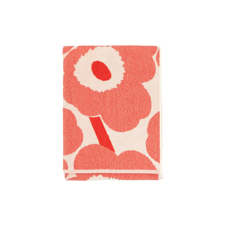 Serviette de bain Unikko orange / 70 x 150 cm - Marimekko