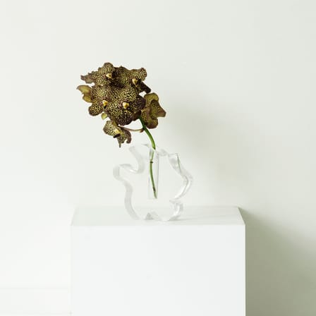 Soliflore Draw Small transparent / Résine - H 17 cm - Normann Copenhagen