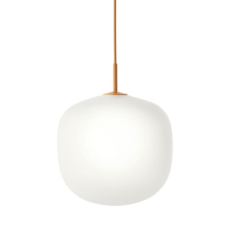Suspension Rime verre blanc / Ø 37  - soufflé bouche - Muuto