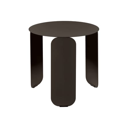 Table basse Bebop métal marron / Ø 45 x H 45 cm - Fermob