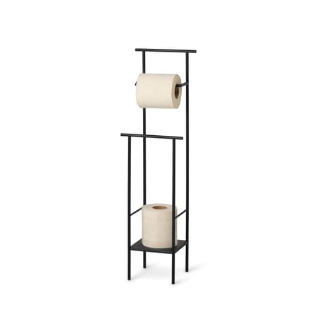 Dora Toilet paper holder metal black / Metal - Ferm Living