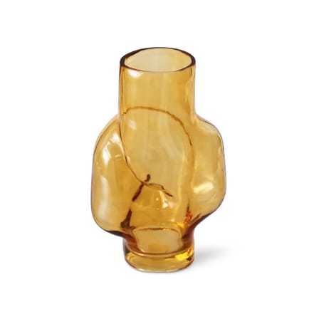 Vase Gleam High verre orange / H 32 cm - HK LIVING