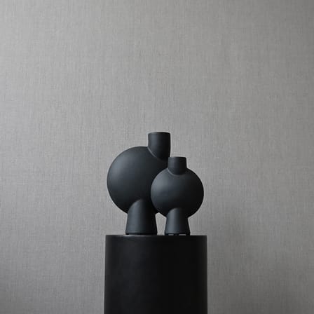 Vase Sphere Buble Medium céramique noir / H 26 cm - 101 COPENHAGEN