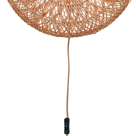 Applique avec prise Arizona / Ø 50 cm - Rotin - GOOD&MOJO