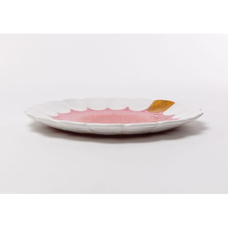 Assiette de présentation Teeth céramique rose / Ø 33 cm - Seletti