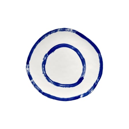 Set de 2 assiette The Line-up céramique bleu / Ø 28,5 cm - Serax