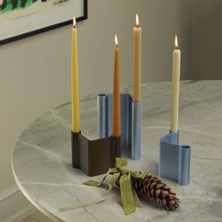 Chandelier Pair métal bleu / H 18 cm - Muuto