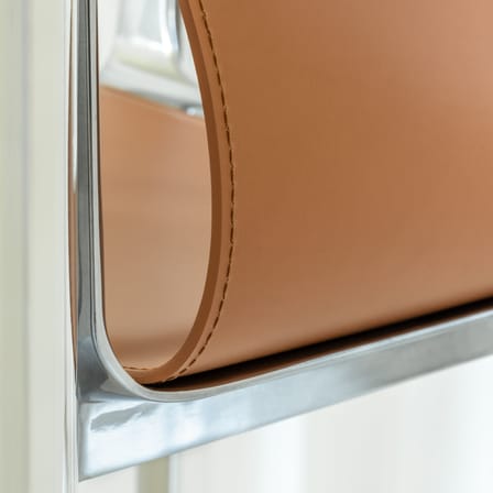 Fauteuil Venice cuir marron - Magis