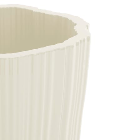 Corteza Small Flower-pot holder plastic material white / 50 x 53 cm x H 56 cm - Kartell