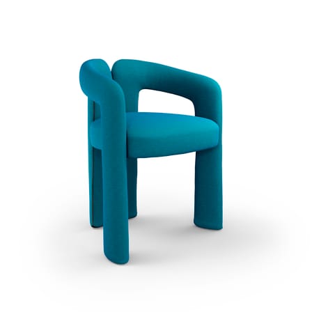 Gepolsterter Sessel Dudet textil blau / Patricia Urquiola, 2021 - CASSINA