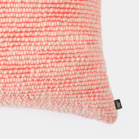 Kissen Thread textil orange / 50 x 50 cm - handgewebt - Tom Dixon