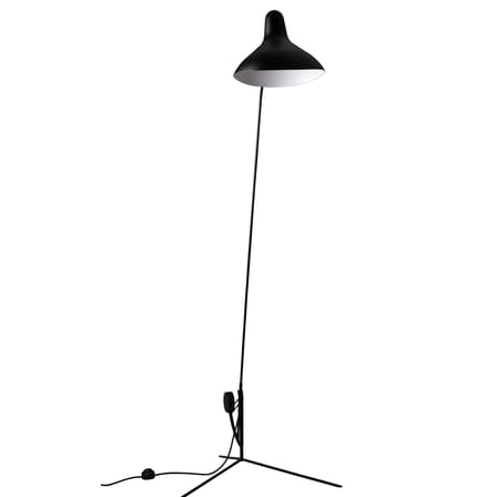 Lampadaire Mantis BS1 métal noir / Schottlander - Réédition 1951 - Tripode - DCW éditions