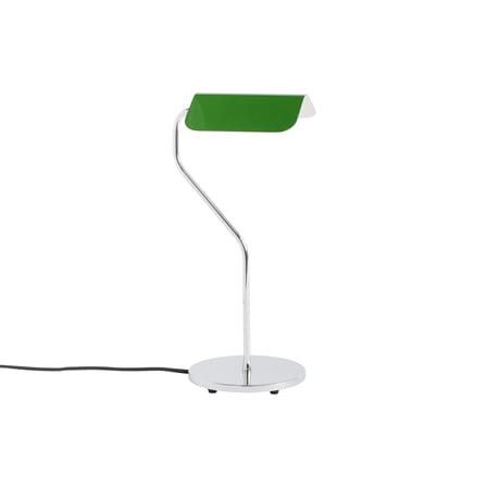 Lampe de table Apex métal vert / Orientable - Pied courbé - Hay