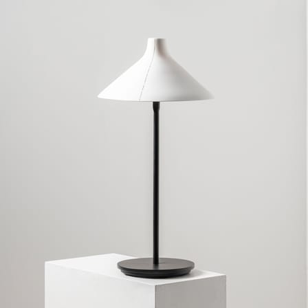 Lampe de table Seam céramique blanc / H 51,5 cm - Serax