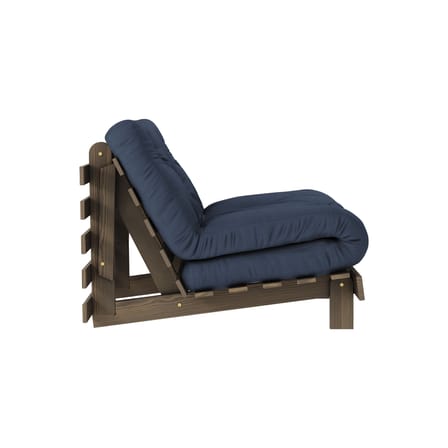 Fauteuil convertible Roots / Dormeuse & lit d'appoint - 3 positions / Structure marron - KARUP DESIGN