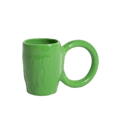 Mug Donut Large céramique vert / Ø 9 x H 12 cm - Petite Friture