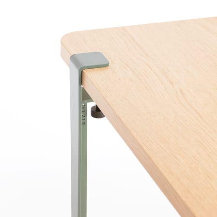 Pied  métal gris avec fixation étau / H 43 cm - Pour créer tables basse & banc / Seconde vie - TIPTOE
