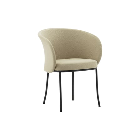 Poltrona imbottita Knit tessuto beige - Normann Copenhagen