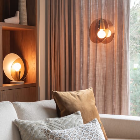 Toledo Table lamp glass orange - It's about Romi