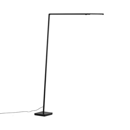 Untitled Linear LED Floor lamp metal black / LED - Adjustable - Nemo