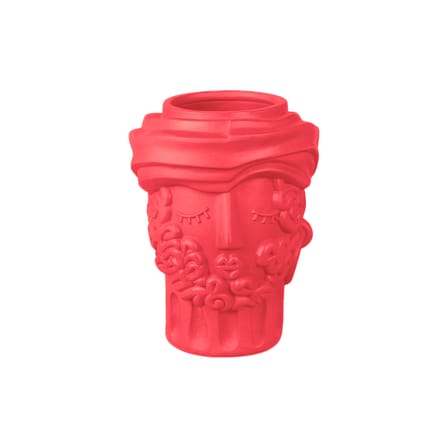 Vase Magna Graecia - Man céramique rose / H 33 cm - Seletti
