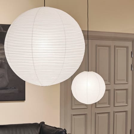 Abat-jour Paper Shade Classic papier blanc / Ø 50 cm - Sans système électrique - Hay