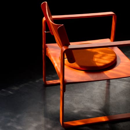 Accessoire  tissu orange / Coussin assise pour fauteuil Series 270 F - Verpan