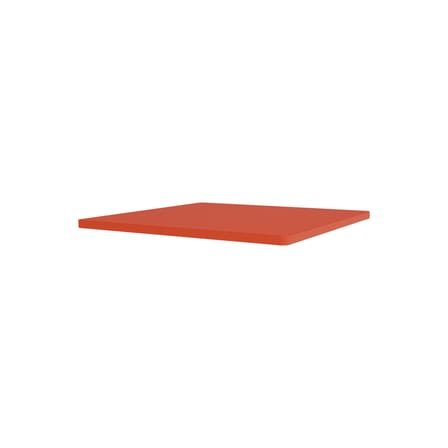 Accessorio  legno arancione / Piano/vassoio per Panton Wire Single - L 34,8 x P 34,8 cm - MONTANA