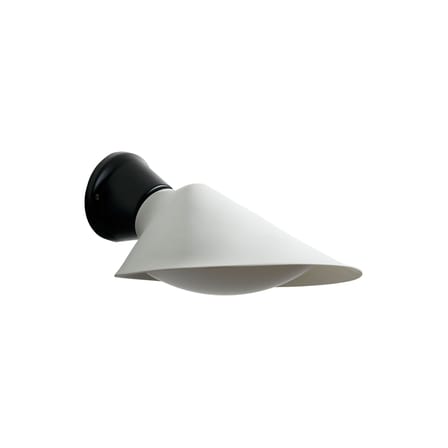 Applique Plume céramique blanc / Orientable - Avec écran-diffuseur - DCW éditions