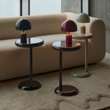 Beistelltisch Spot metall violett / Ø 35 x H 55 cm - Tom Dixon