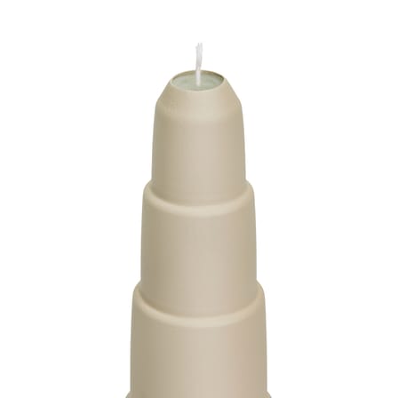 Bougeoir Spire métal beige Step / H 26 cm - Fatboy