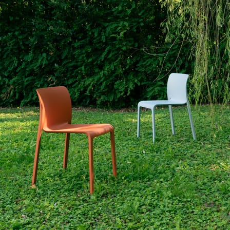Chaise empilable First plastique orange / Stefano Giovannoni, 2007 - Magis