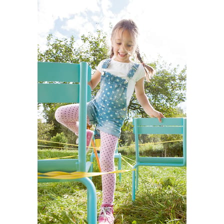 Chaise enfant Luxembourg Kid métal gris / Empilable - Fermob