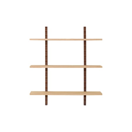 Etagère murale Heju X Nobodinoz bois naturel / 90 x H 102 cm - NOBODINOZ