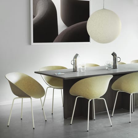 Fauteuil Mat / Chanvre - Pieds acier - Normann Copenhagen
