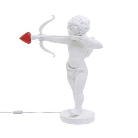 Lampe de table Cupid LED plastique blanc / H 63 cm - Seletti