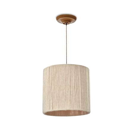 Pendelleuchte Heritage Small textil beige / Ø 50,5 H 48,5 cm - Serax