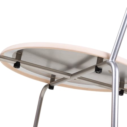 Sedia Petit Rond metallo / Sedile in Pelle - Frama 