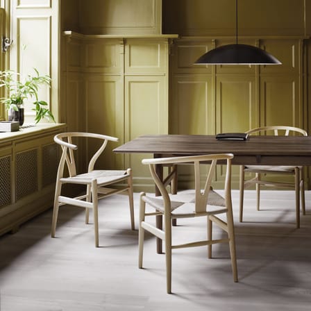 Stuhl CH24 - Wishbone Chair holz natur / Hans J. Wegner, 1950 - Papierschnur - CARL HANSEN & SON