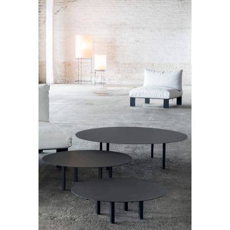 Table basse 01 Small métal noir / Ø 68 x H 20 cm - Serax
