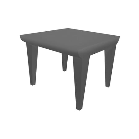 Table basse Bubble Club plastique gris / 51 x 51 cm - Philippe Starck, 2000 - Kartell
