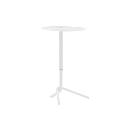Table d'appoint Lift bois blanc / Hauteur réglable 56,5 à 74 cm - Normann Copenhagen